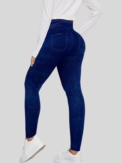 Foto 3 | Leggings Lic-055-2 Azul para Mujer
