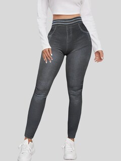 Foto 4 | Leggings Negros para Mujer