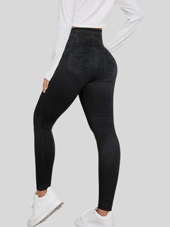 Foto 3 | Leggings Negros para Mujer
