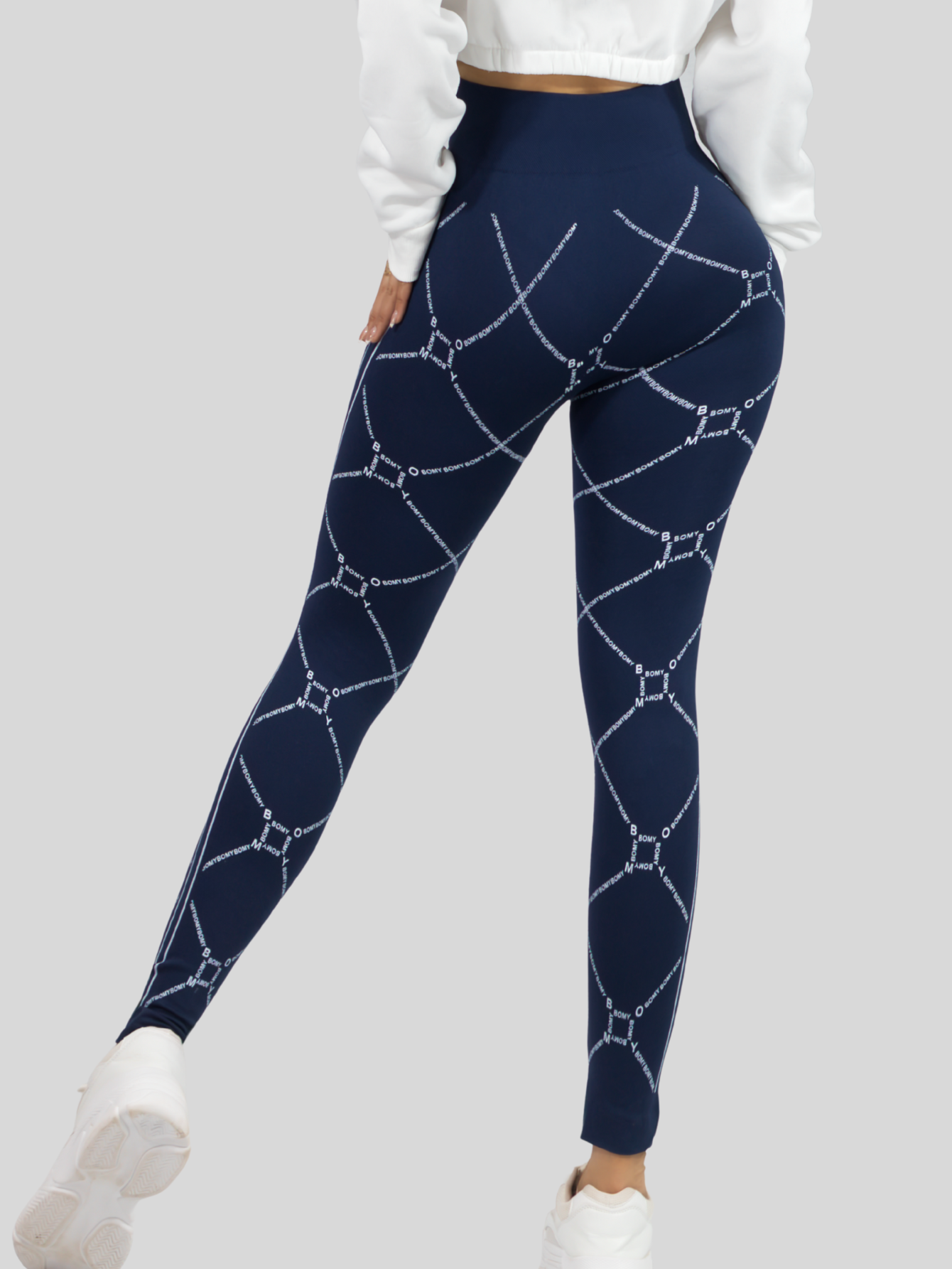 Foto 6 pulgar | Leggins Mujer Legging Mallones Lic-010 Marino Mallas Térmicas Mayon