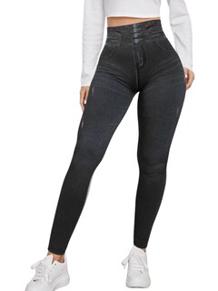Foto 1 | Leggings Negros para Mujer