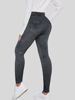 Foto 3 | Leggings Negros para Mujer