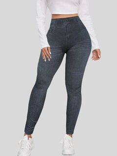 Foto 4 | Leggings Negros para Mujer
