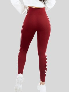 Foto 5 | Legging De Dama Stretch Mallas Deportivas Lic-0192 Vino Mallones De Mujer
