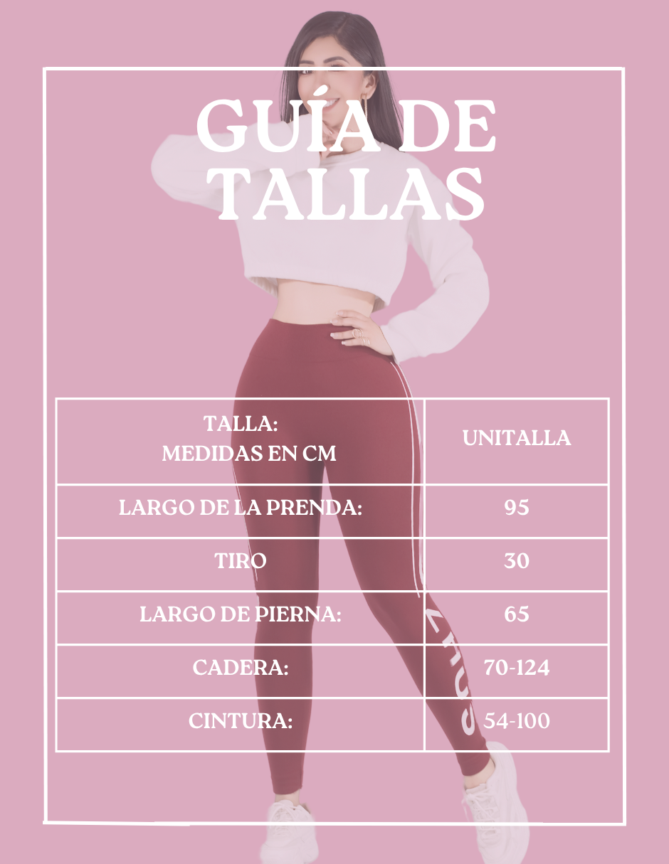 Foto 8 pulgar | Legging De Dama Stretch Mallas Deportivas Lic-0192 Vino Mallones De Mujer
