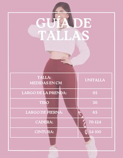 Foto 7 | Legging De Dama Stretch Mallas Deportivas Lic-0192 Vino Mallones De Mujer