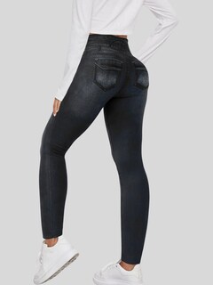 Foto 3 | Leggings Lic-055-2 Negro para Mujer