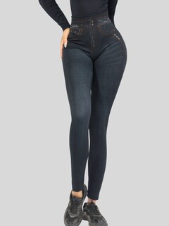 Foto 6 | Leggings Negros para Mujer