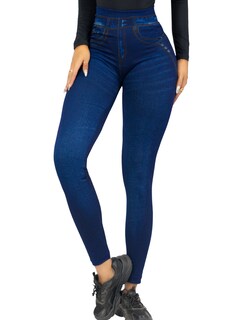 Foto 1 | Leggings Azules para Mujer