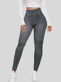 Foto 4 | Leggings Negros para Mujer