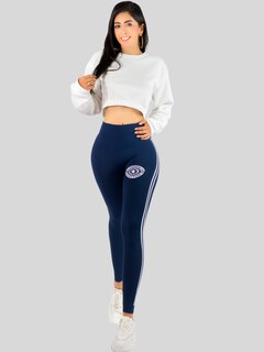 Foto 2 | Leggins Mujer Legging Mallones Lic-053 Marino Mallas Térmicas Mayon