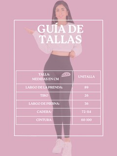 Foto 7 | Leggins Mujer Legging Mallones Lic-053 Marino Mallas Térmicas Mayon