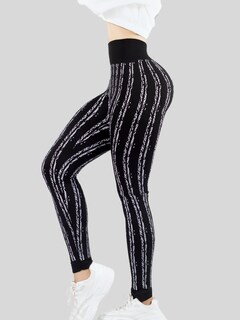 Foto 4 | Leggins De Mujer Mallones Dama Lic-0186 Negro Mallas Deportivas O Casuales