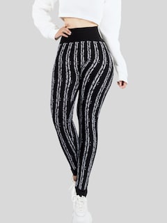 Foto 6 | Leggins De Mujer Mallones Dama Lic-0186 Negro Mallas Deportivas O Casuales