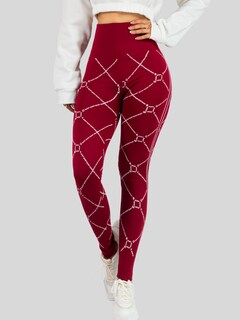 Foto 6 | Leggins Mujer Legging Mallones Lic-010 Vino Mallas Térmicas Mayon