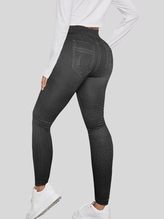 Foto 3 | Leggings Negros para Mujer