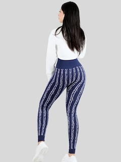 Foto 3 | Leggins De Mujer Mallones Dama Lic-0186 Marino Mallas Deportivas O Casuales