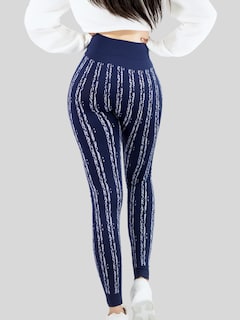 Foto 5 | Leggins De Mujer Mallones Dama Lic-0186 Marino Mallas Deportivas O Casuales
