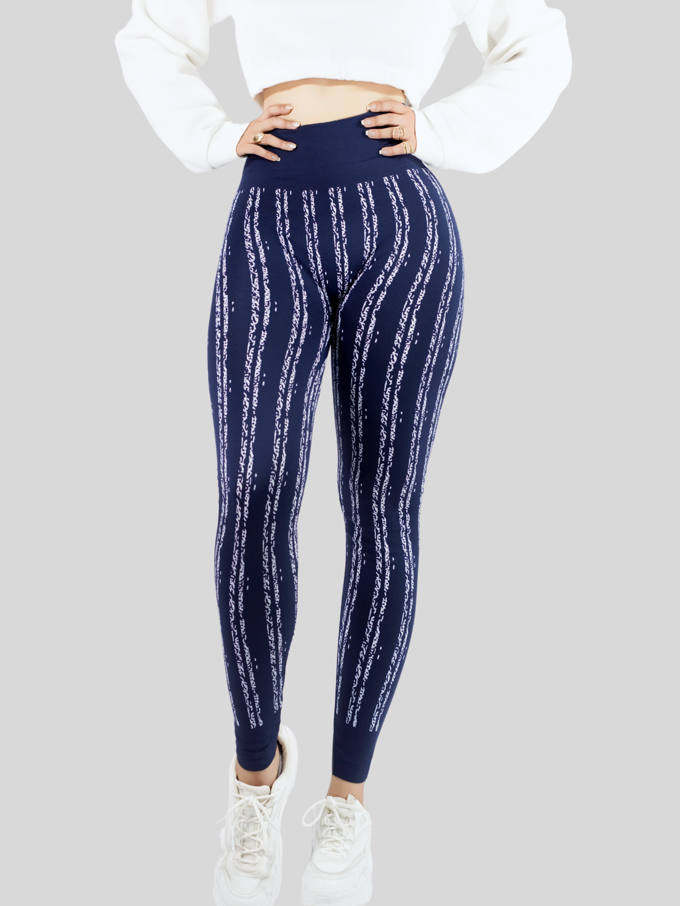 Foto 7 pulgar | Leggins De Mujer Mallones Dama Lic-0186 Marino Mallas Deportivas O Casuales