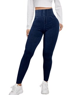 Foto 1 | Leggings Estilo Mezclilla Lic-055-2 Azul D20 para Mujer