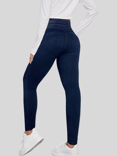 Foto 3 | Leggings Estilo Mezclilla Lic-055-2 Azul D20 para Mujer