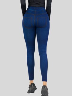 Foto 5 | Leggings Estilo Mezclilla Lic-055-2 Azul D25 para Mujer