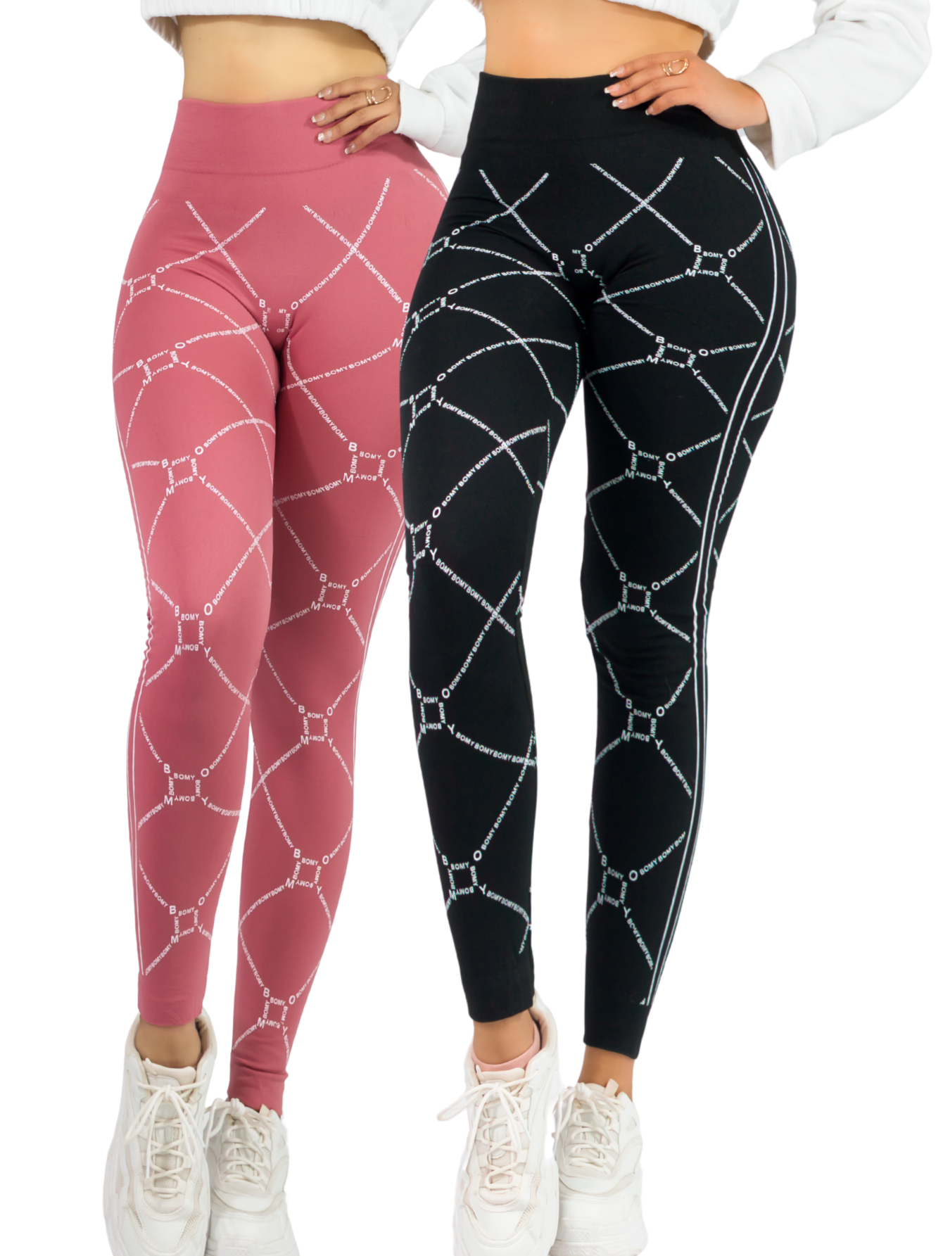 Foto 1 | Set De 2 Mallones Deportivos De Mujer Lic-010-px2 Dos Colores Leggings Termicos