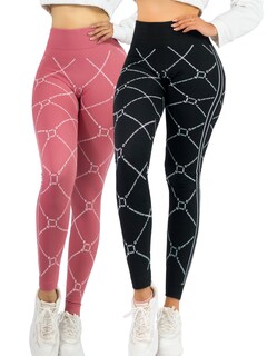 Foto 1 | Set De 2 Mallones Deportivos De Mujer Lic-010-px2 Dos Colores Leggings Termicos