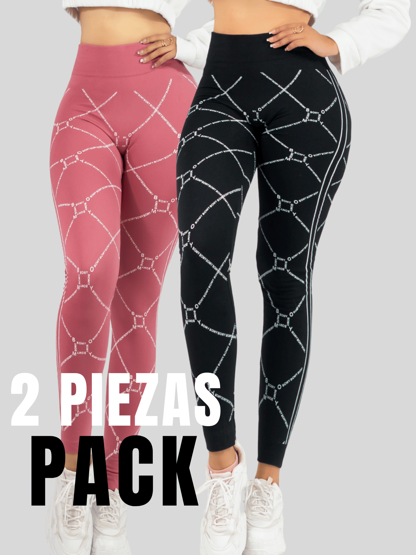 Foto 6 pulgar | Set De 2 Mallones Deportivos De Mujer Lic-010-px2 Dos Colores Leggings Termicos