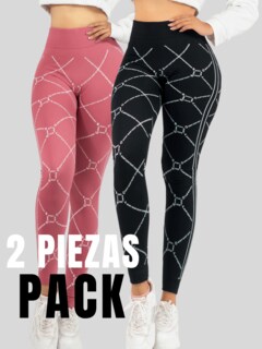 Foto 5 | Set De 2 Mallones Deportivos De Mujer Lic-010-px2 Dos Colores Leggings Termicos
