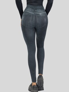 Foto 5 | Leggings Lic-055-2 Negros de Mujer