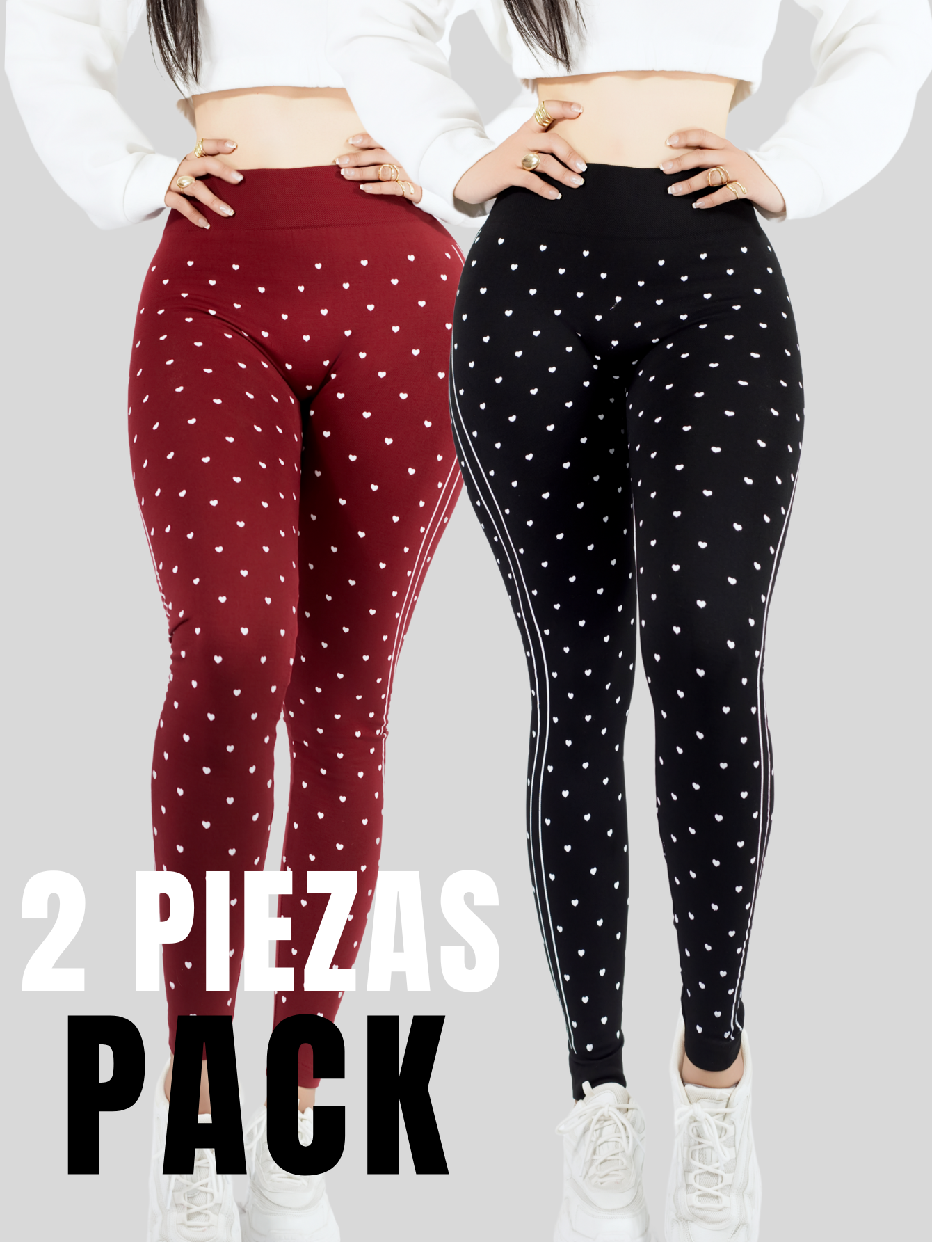 Foto 6 pulgar | Set De 2 Mallones Deportivos De Mujer Lic-0184-px2 Dos Colores Leggings Termicos