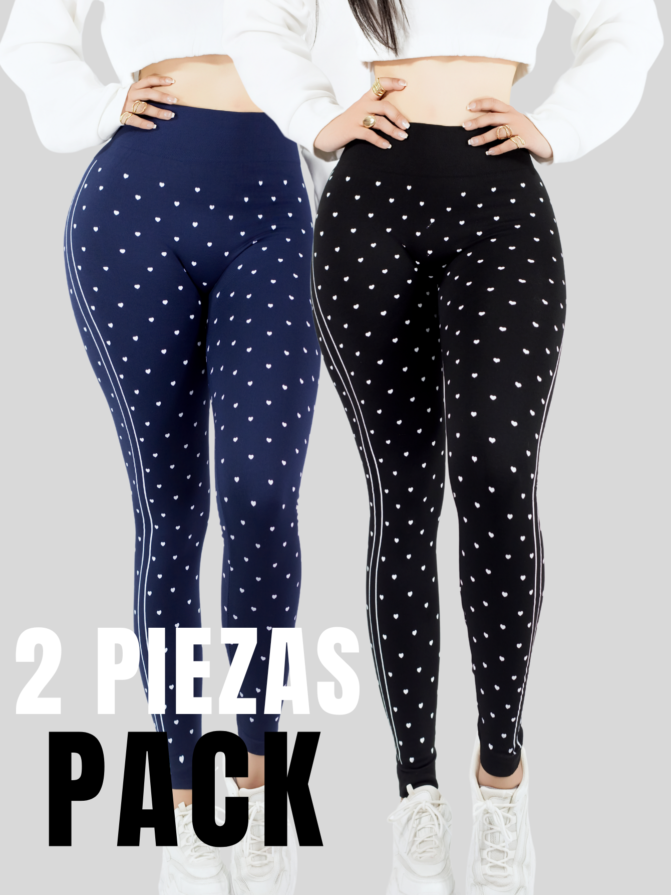 Foto 6 pulgar | Set De 2 Mallones Deportivos De Mujer Lic-0184-px2 Dos Colores Leggings Termicos