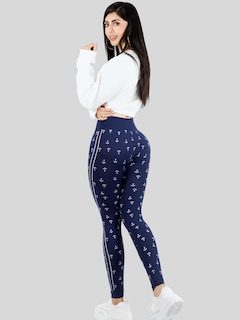 Foto 3 | Set De 2 Leggings Casual O Deportivos De Cintura Alta De Mujer Lic-0193-px2 Variedad De Color En Color Sólido