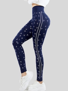 Foto 4 | Set De 2 Leggings Casual O Deportivos De Cintura Alta De Mujer Lic-0193-px2 Variedad De Color En Color Sólido