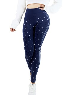 Foto 1 | Leggins Mujer Legging Mallones Lic-0187 Marino Mallas Térmicas Mayon