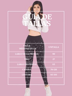 Foto 6 | Leggins Mujer Legging Mallones Lic-0187 Marino Mallas Térmicas Mayon