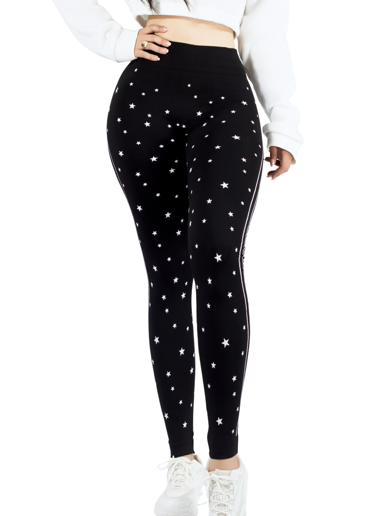 Foto 2 pulgar | Leggins Mujer Legging Mallones Lic-0187 Negro Mallas Térmicas Mayon