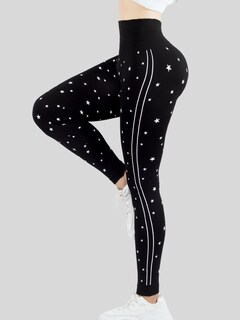 Foto 4 | Leggins Mujer Legging Mallones Lic-0187 Negro Mallas Térmicas Mayon