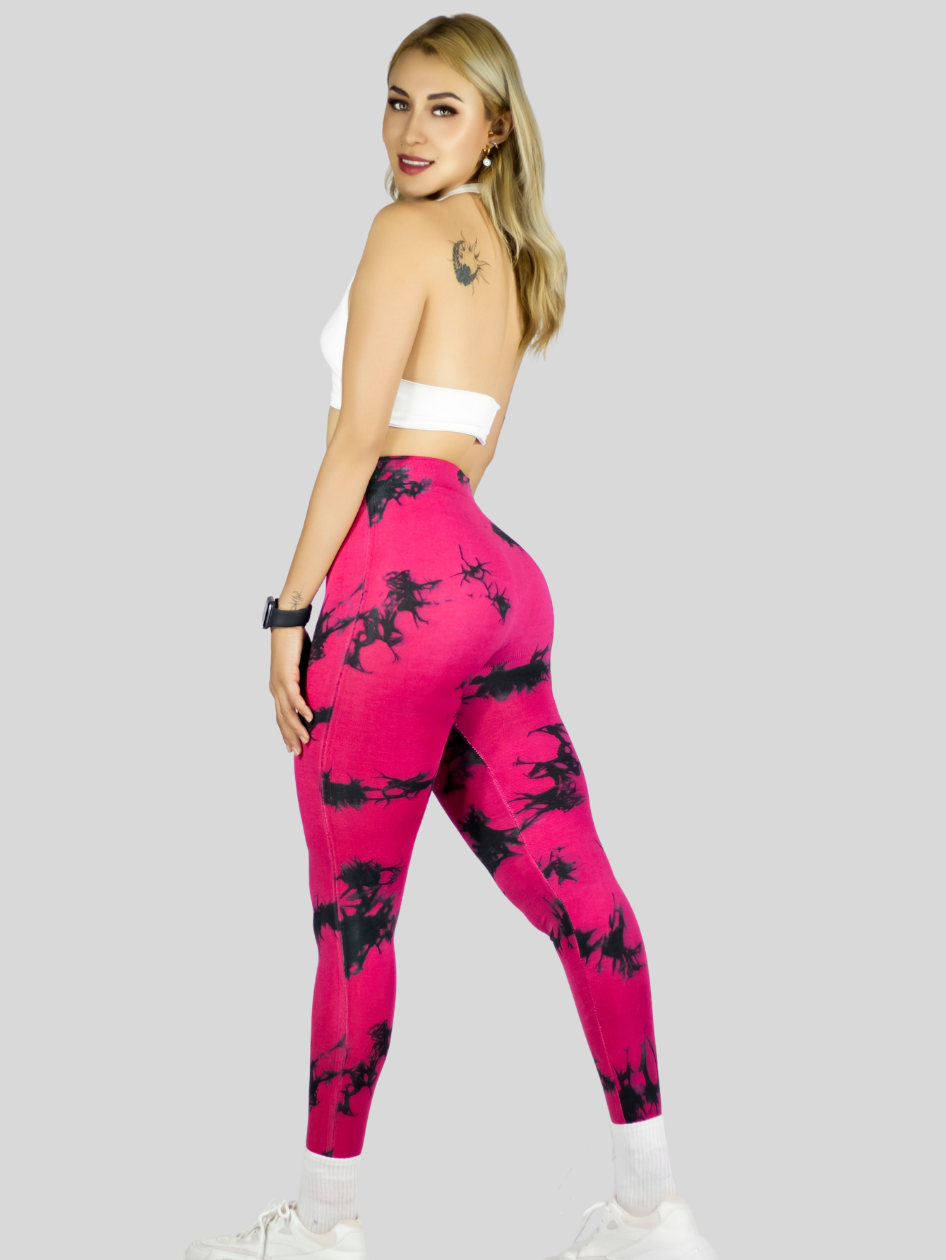 Foto 6 pulgar | Mallas Deportivas Mujer Legin Gym Lic-0194 Fucsia Legging Deportivo Mallones