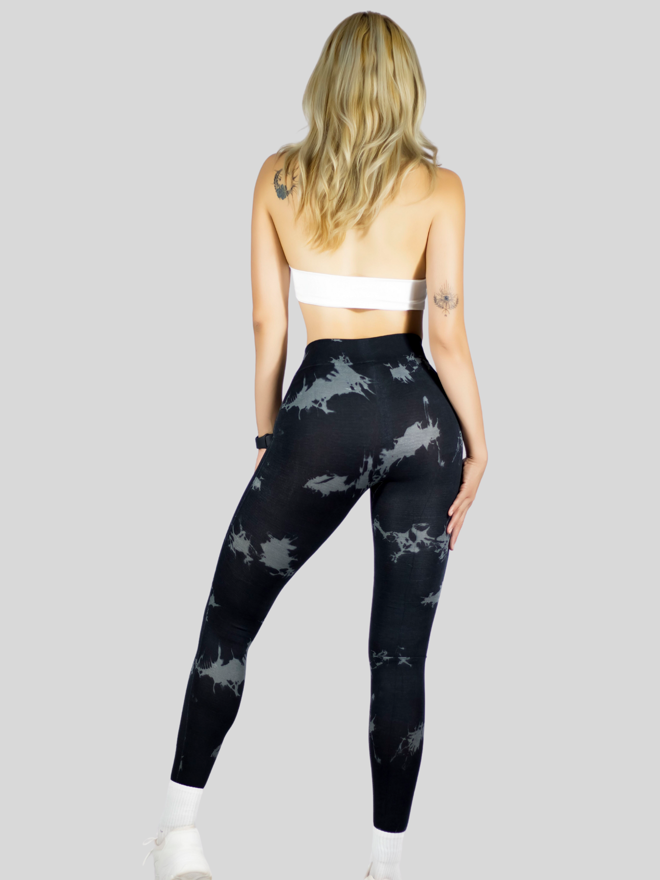 Foto 4 pulgar | Mallas Deportivas Mujer Legin Gym Lic-0194 Negro Legging Deportivo Mallones