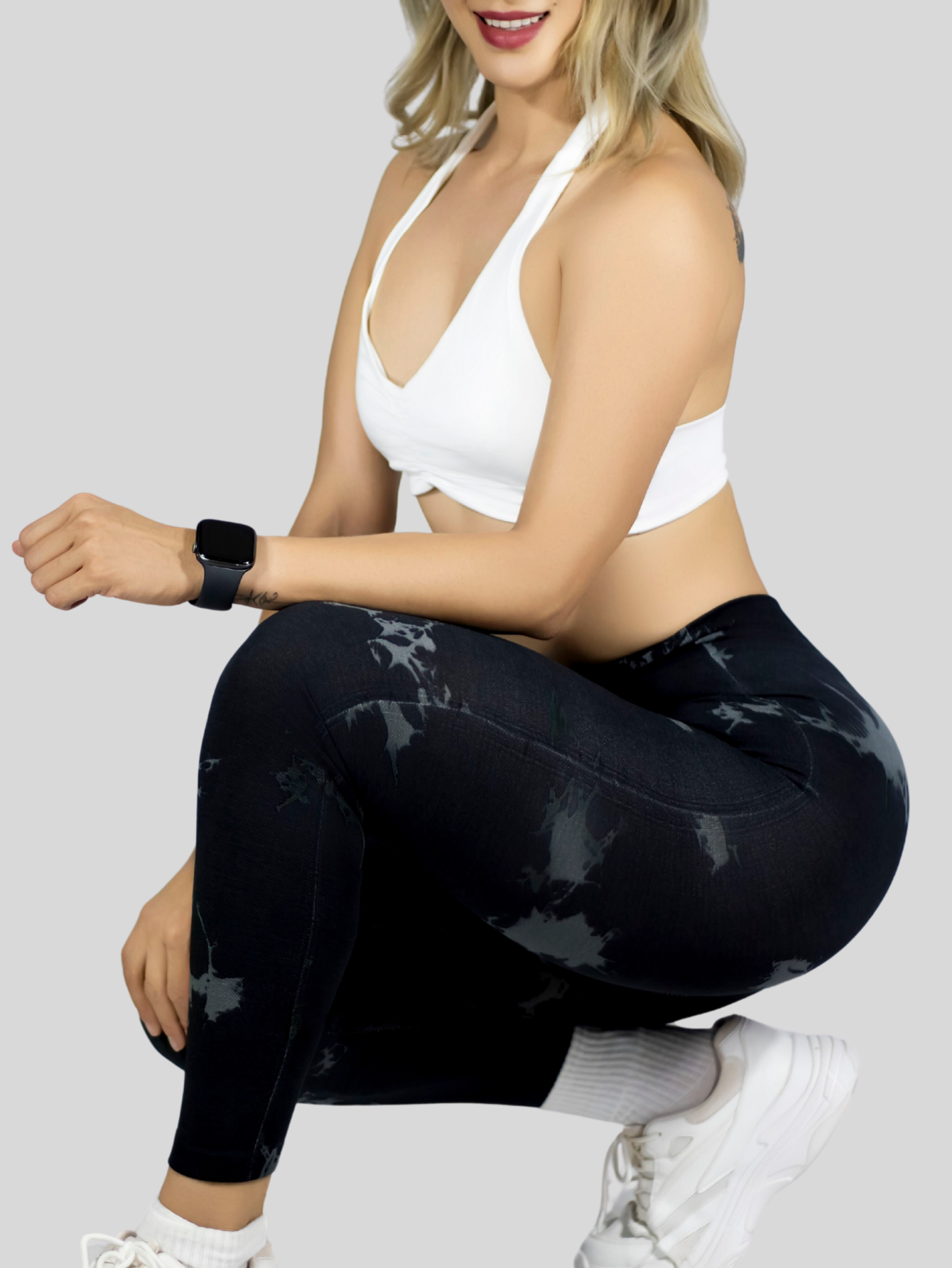 Foto 7 pulgar | Mallas Deportivas Mujer Legin Gym Lic-0194 Negro Legging Deportivo Mallones