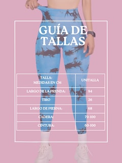 Foto 8 | Mallas Deportivas Mujer Legin Gym Lic-0194 Negro Legging Deportivo Mallones