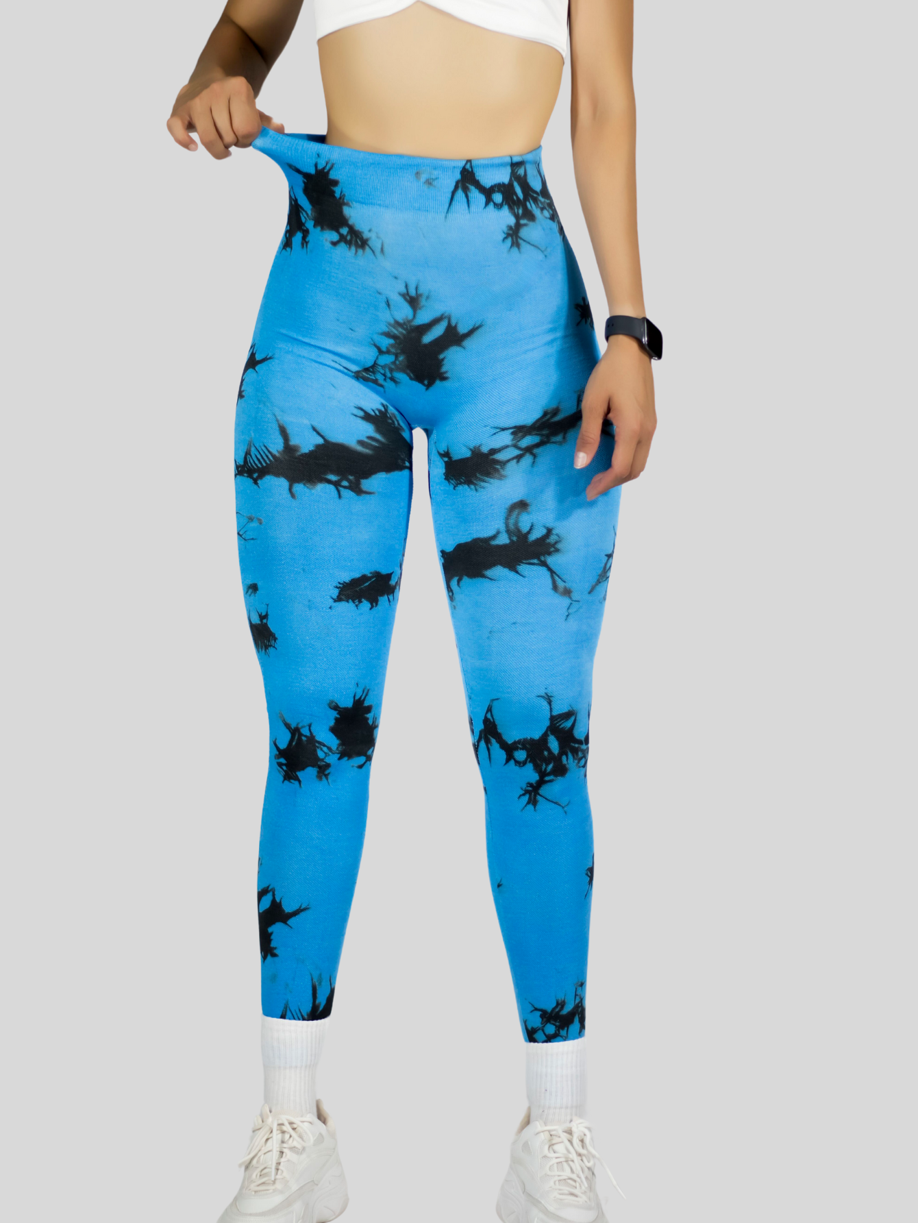 Foto 7 | Mallas Deportivas Mujer Legin Gym Lic-0194 Azul Rey Legging Deportivo Mallones