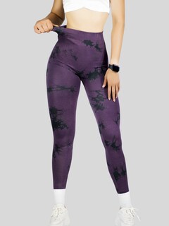 Foto 7 | Mallas Deportivas Mujer Legin Gym Lic-0194 Morado Legging Deportivo Mallones