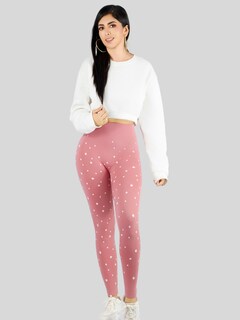 Foto 2 | Set De 2 Mallones Deportivos De Mujer Lic-0187-px2 Dos Colores Leggings Termicos