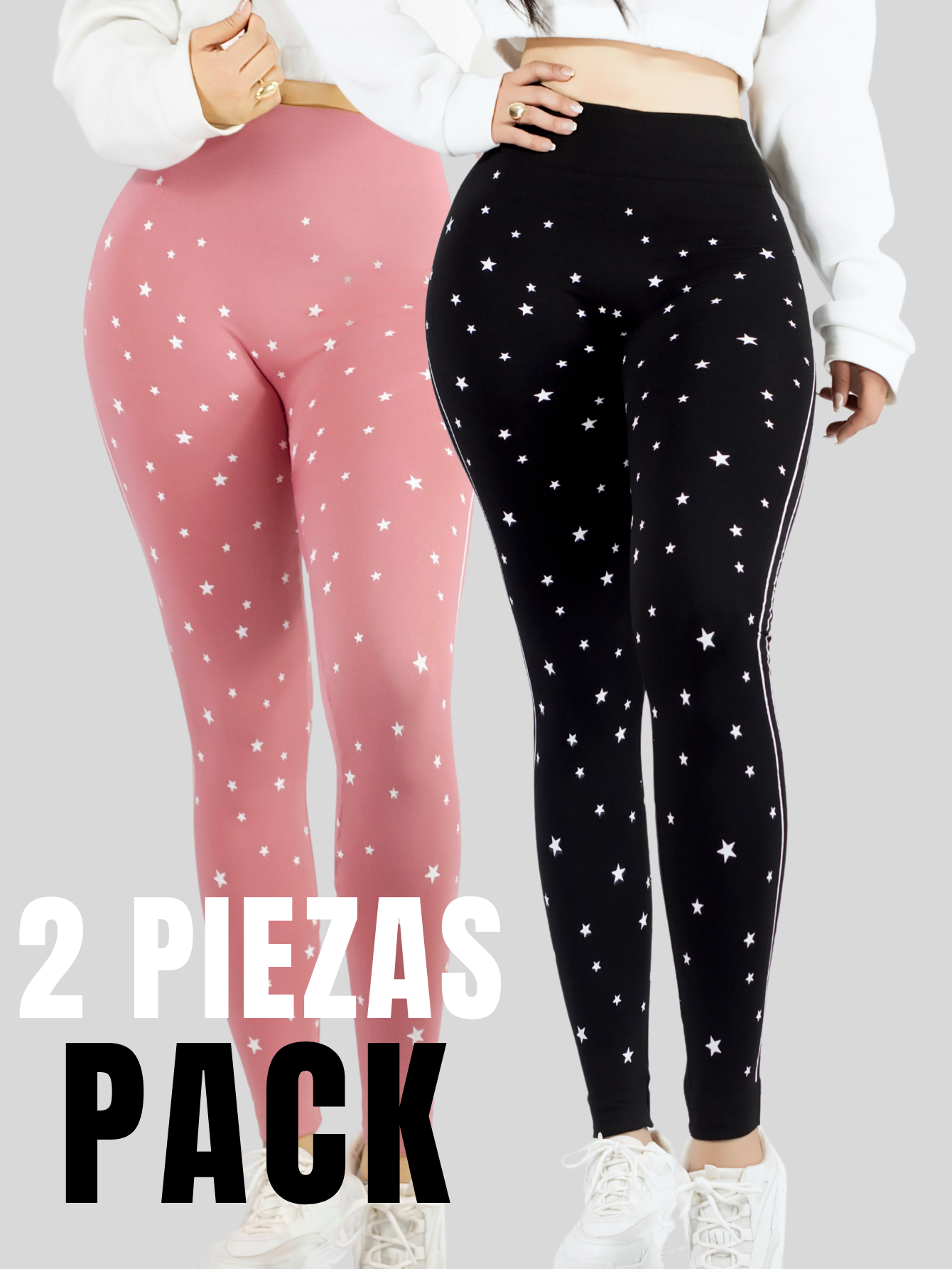 Foto 6 pulgar | Set De 2 Mallones Deportivos De Mujer Lic-0187-px2 Dos Colores Leggings Termicos
