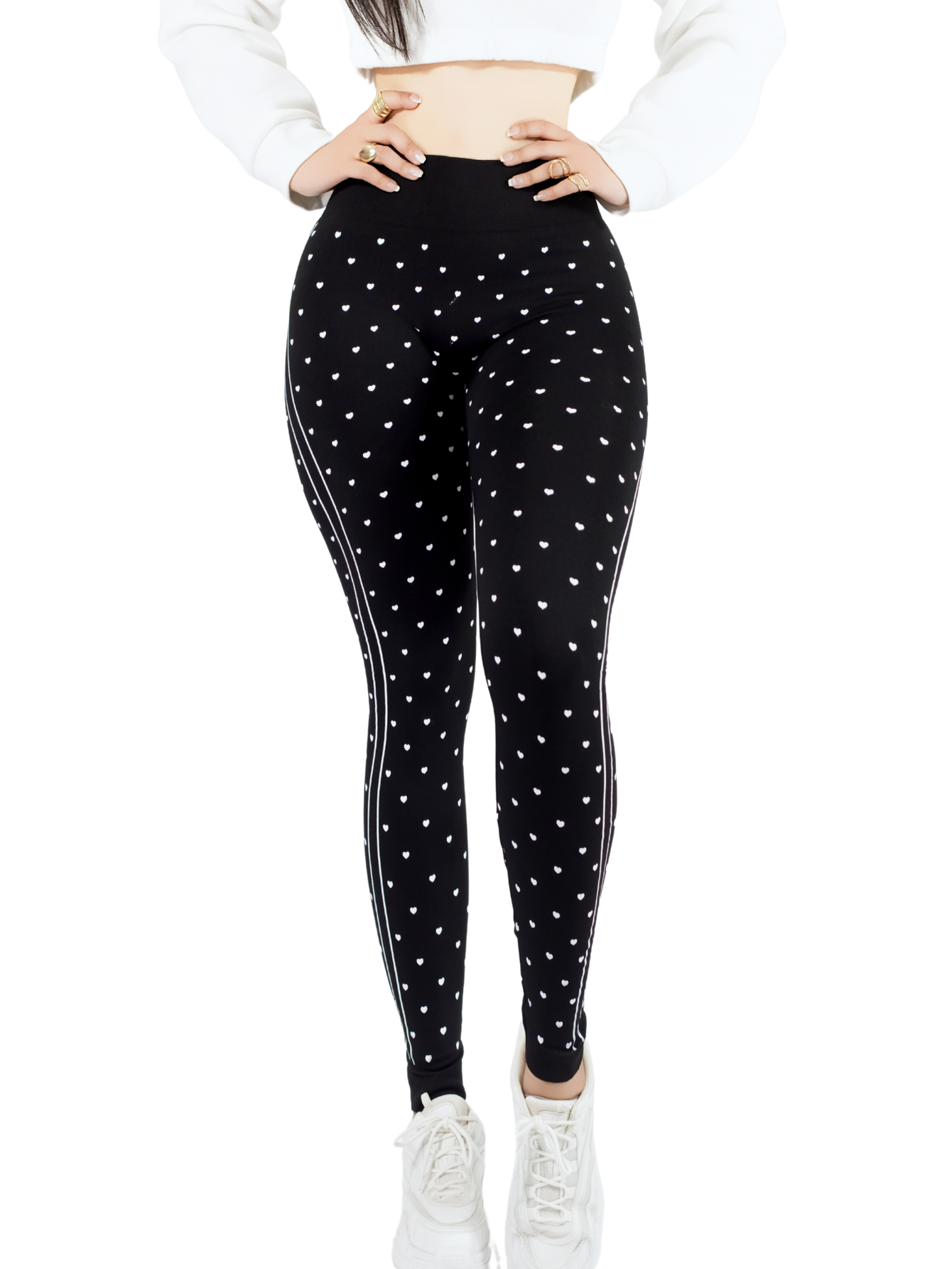 Foto 1 | Leggins Mujer Legging Mallones Lic-0184 Negro Mallas Térmicas Mayon