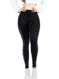 Foto 1 | Leggins Mujer Legging Mallones Lic-0184 Negro Mallas Térmicas Mayon