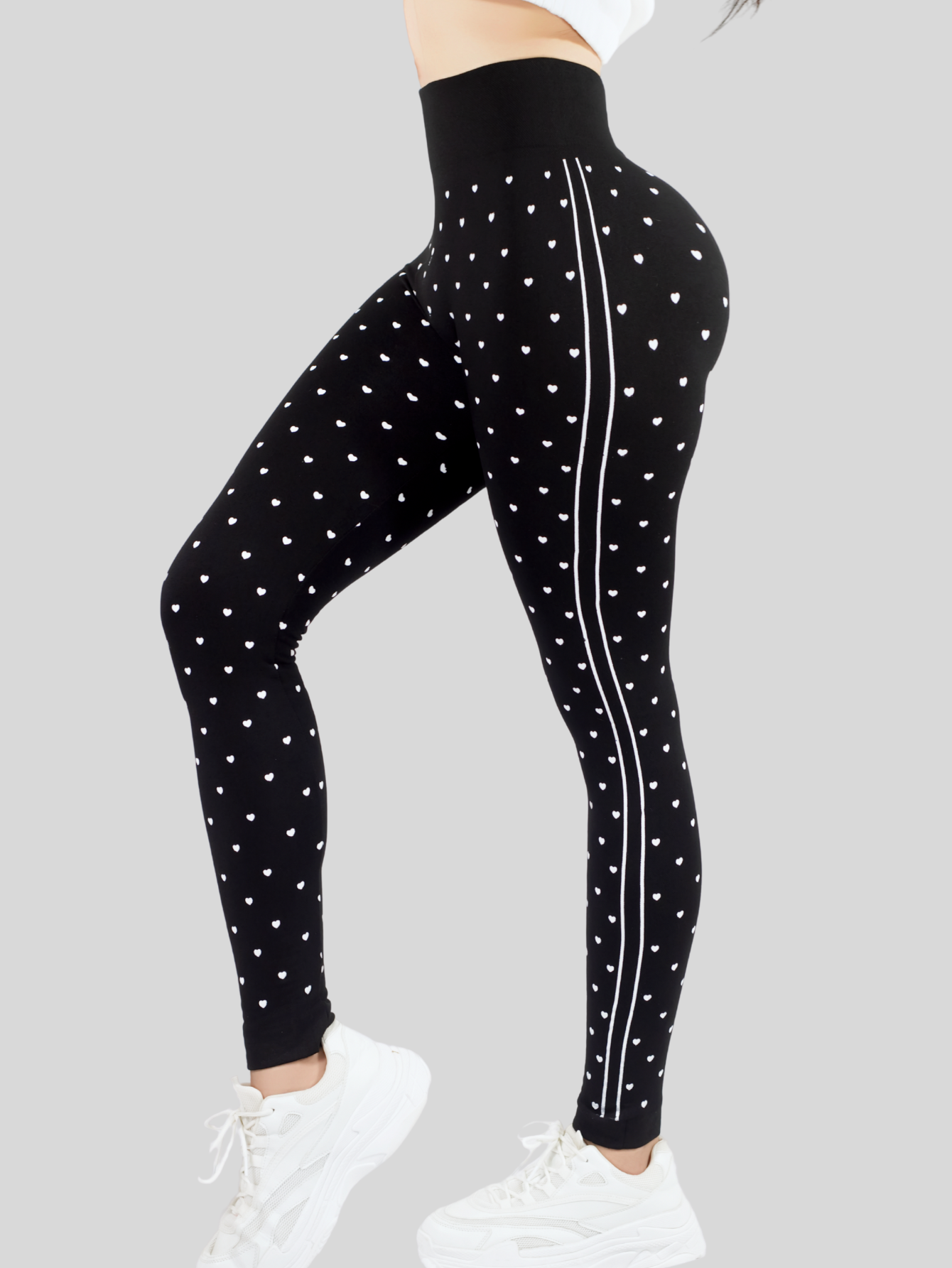 Foto 5 pulgar | Leggins Mujer Legging Mallones Lic-0184 Negro Mallas Térmicas Mayon
